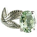Design 13342: green green amethyst vintage rings