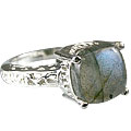 Design 13695: gray labradorite rings