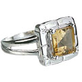 Design 14167: yellow citrine mens rings