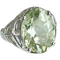 green amethyst rings