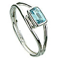 Design 14297: blue blue topaz contemporary rings