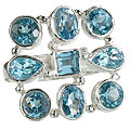 Design 14351: blue blue topaz estate rings