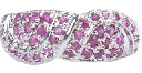 Design 18298 pink ruby rings