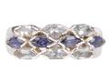 Design 18395 blue iolite rings