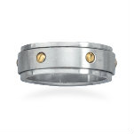 Silver gemstone rings