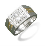 Cubic Zirconia gemstone rings