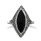 Onyx gemstone rings