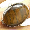 Design 7213: brown tiger eye american-southwest rings