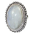 8321: white moonstone rings