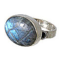 Design 8553: green labradorite rings