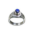 Design 8554: blue lapis lazuli rings