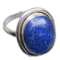 Design 8560: blue lapis lazuli rings