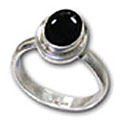 Design 8602: black onyx rings