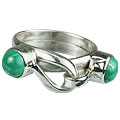 malachite rings