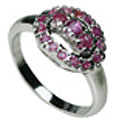 Design 8983: pink ruby rings