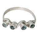 Design 9514: blue blue topaz rings