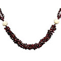 garnet necklaces