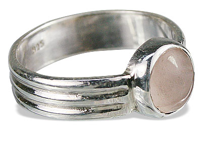 SKU 8785 - a Rose quartz rings Jewelry Design image