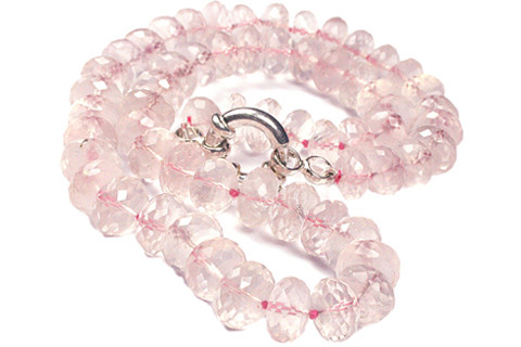 Pink Rose Quartz Beaded Chunky 